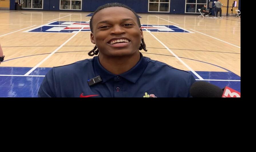 RJ Godfrey at UA media day