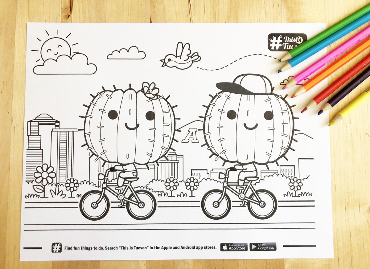 De stress at home with free coloring pages made by Tucson artists ...