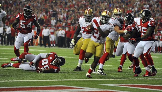 49ers beat Falcons 28-24 in NFC title game