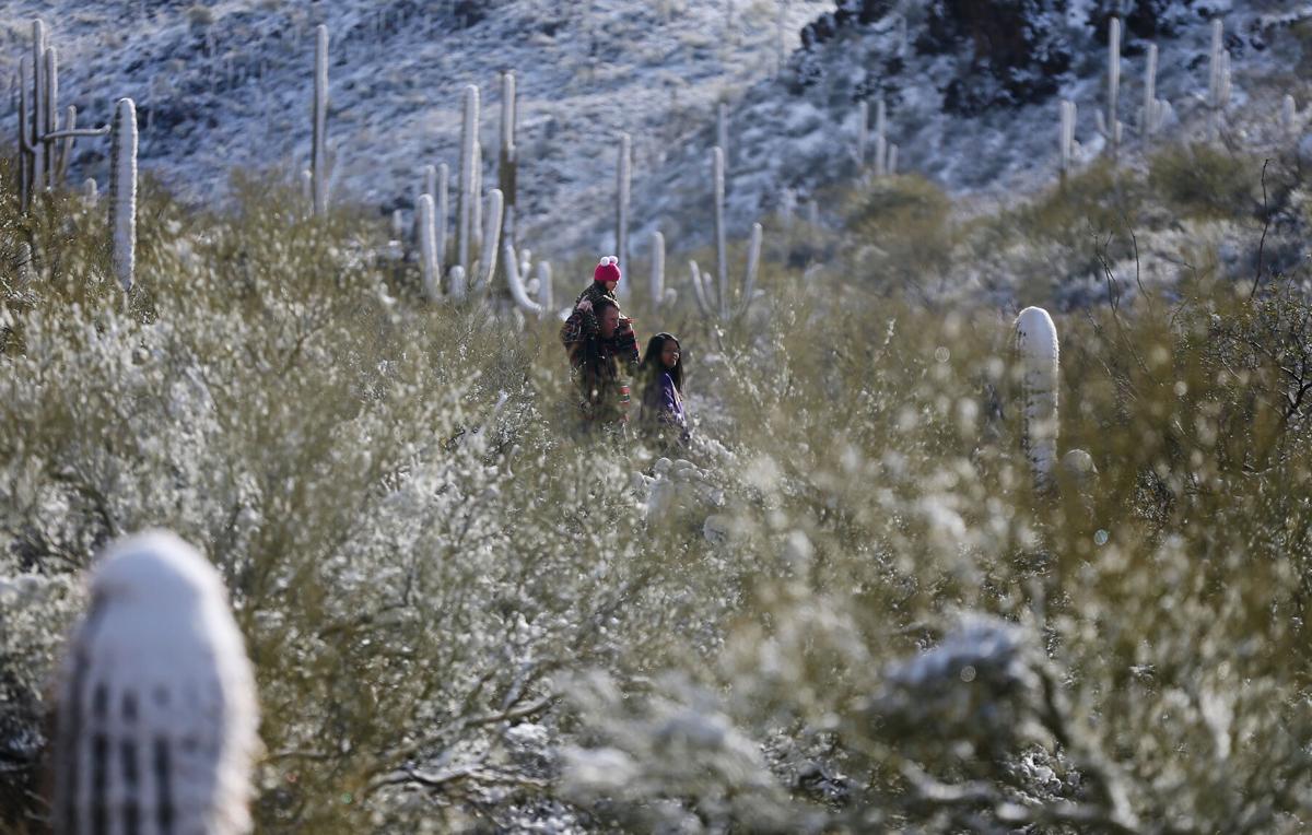 Temperatures, and maybe snow, could fall in Tucson this week