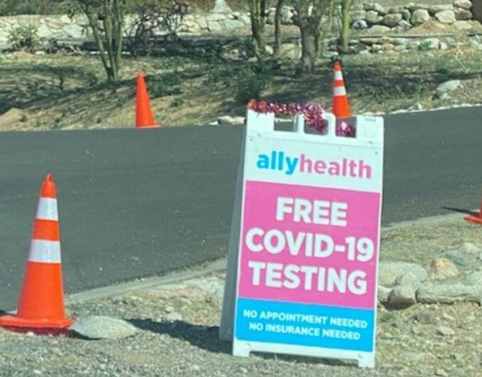 Covid testing site