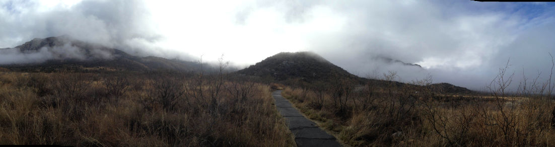 Madera Canyon waterfall