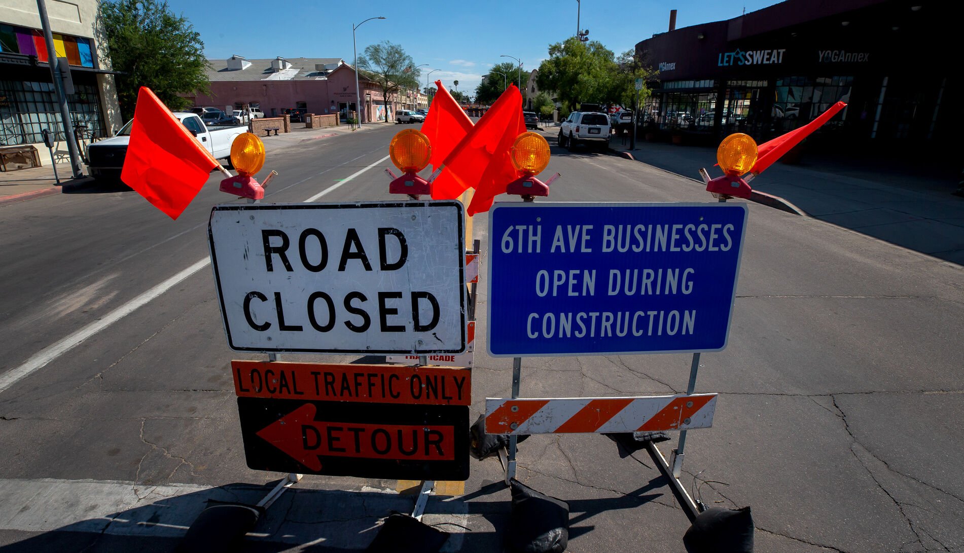 Construction, 6th St. and 6th Ave.