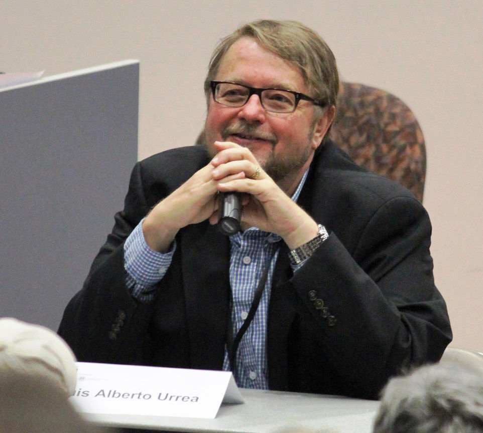 Luis Urrea has drawn crowds every year since the book festival started