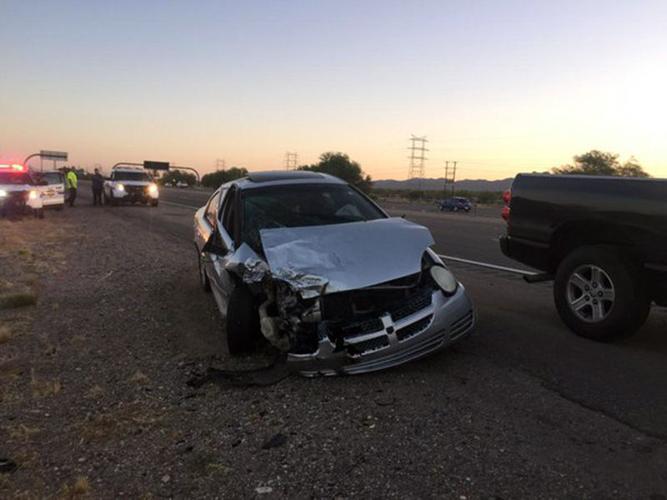 Wreck closes EB Interstate 10 near Avra Valley Road