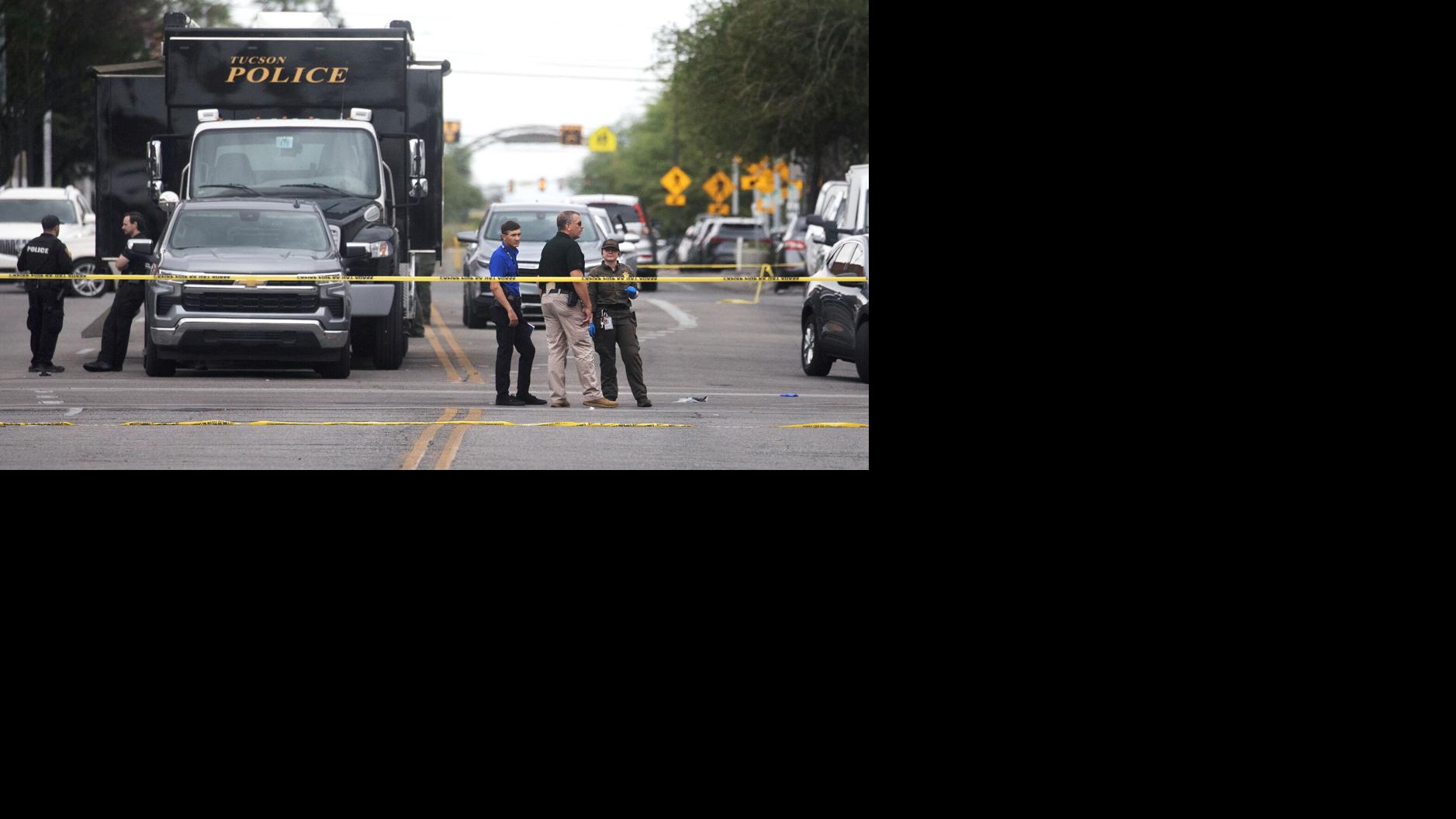 Photos: Investigators on scene in downtown Tucson shooting which injured 9, one in custody