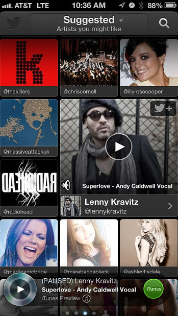 Twitter carries a tune    