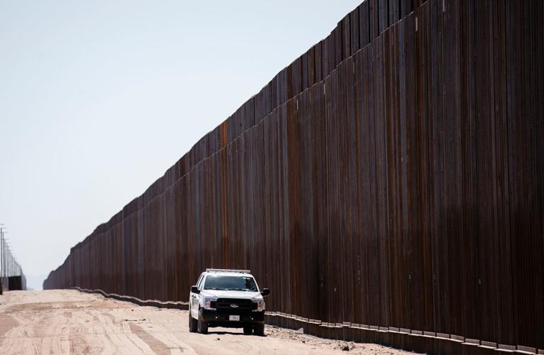 Border wall near San Luis, Ariz.