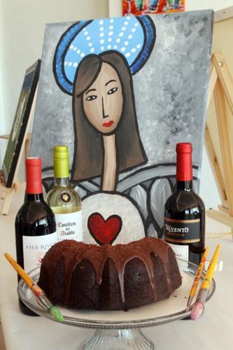 Cabernet, canvas and creativity    