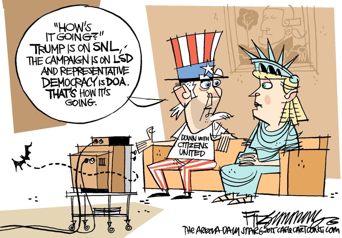 Daily Fitz Cartoon: Trump SNL