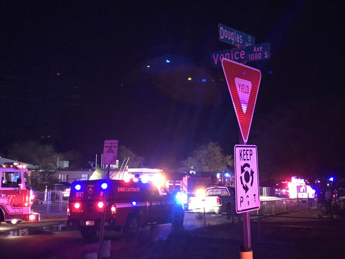 East side attic fire