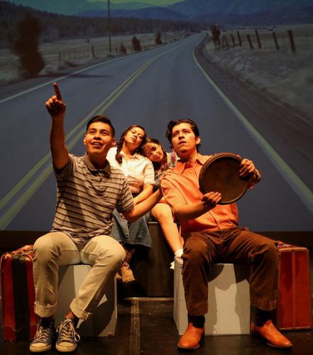 On stage