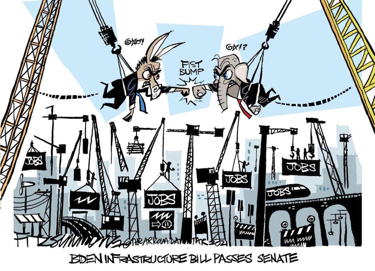 Daily Fitz Cartoon Biden building back better