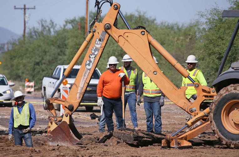 Water main break