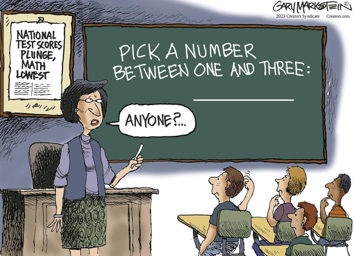 math test cartoon