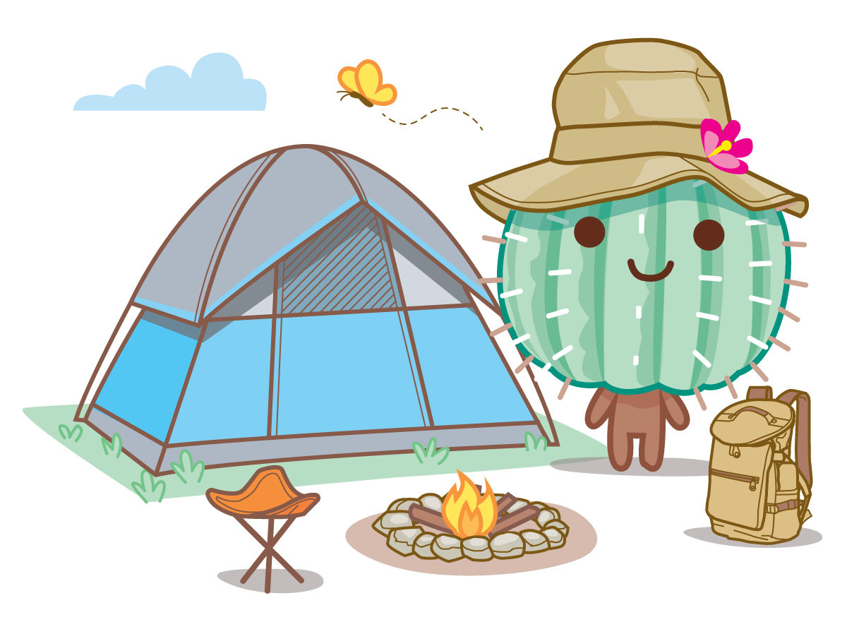 Camping cactus