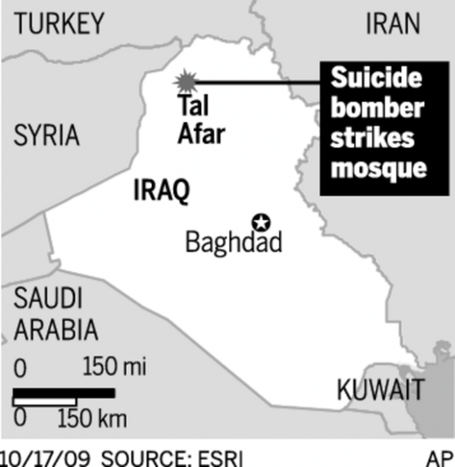 Gunman kills 15 at Sunni mosque, blows himself up  