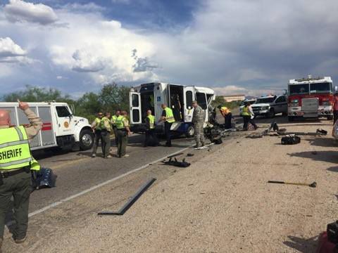 7 seriously injured in crash on Tucson's southeast side