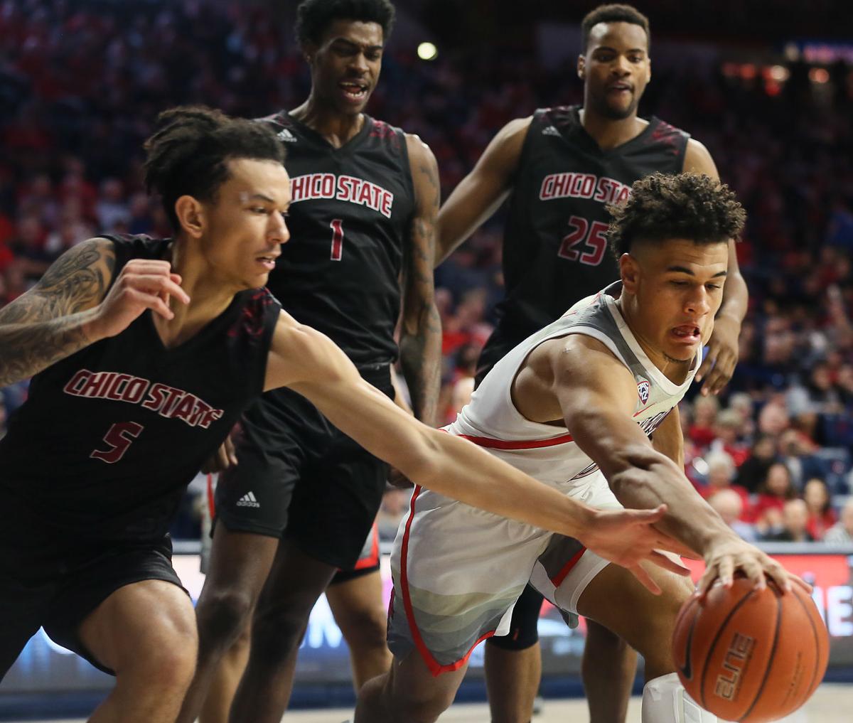 Wildcats Numbers Add Up In 74 65 Exhibition Win Over Chico State