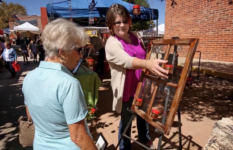 Copper hummingbird feeders