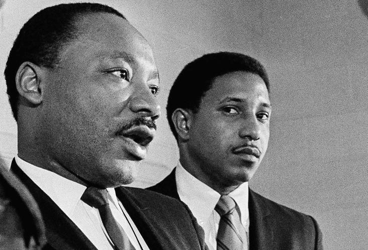 Dr. Martin Luther King, Jr. and Bernard Lafayette Jr.