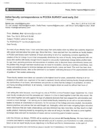 Email cites PCC problems