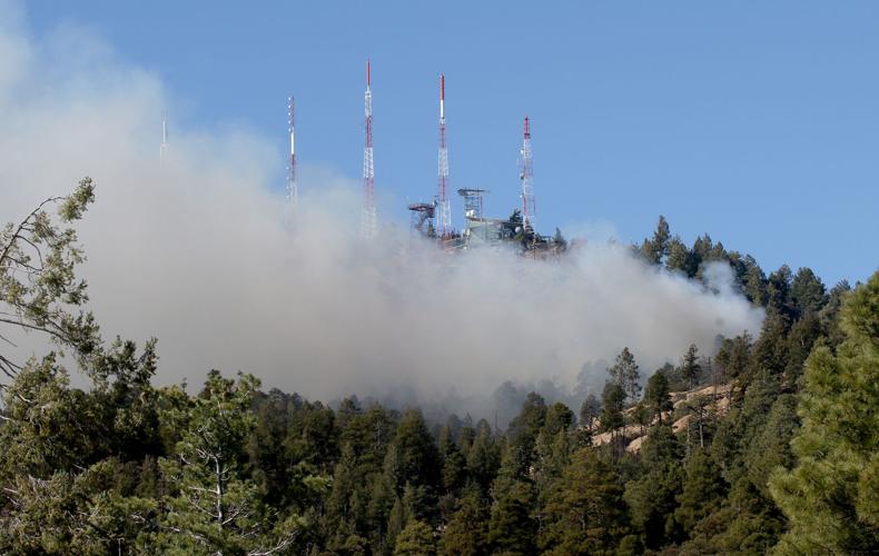 Fire on Mount Bigelow