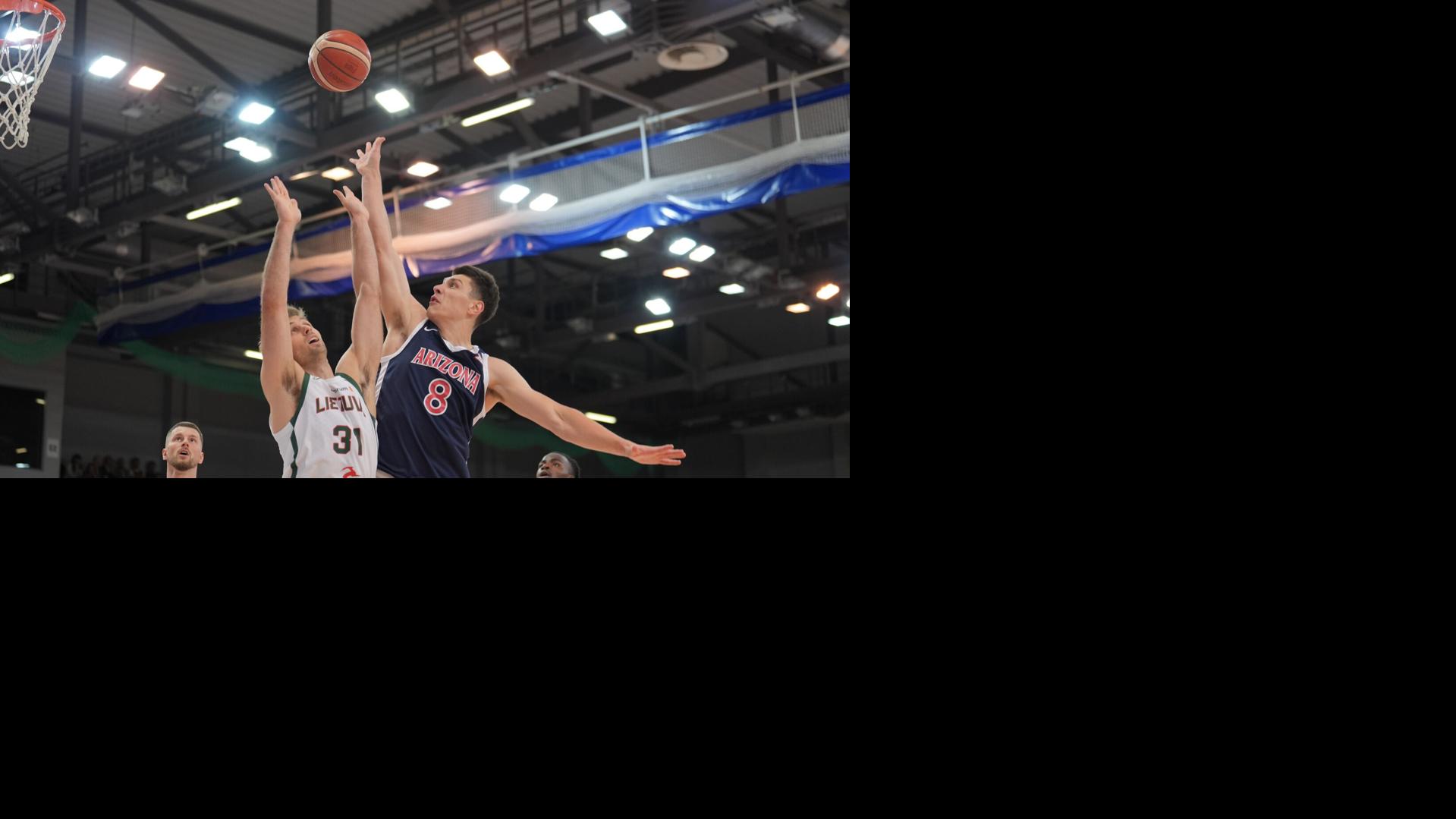 Kharchenkov, Jarusevicius led way statistically during Arizona's trip to Lithuania