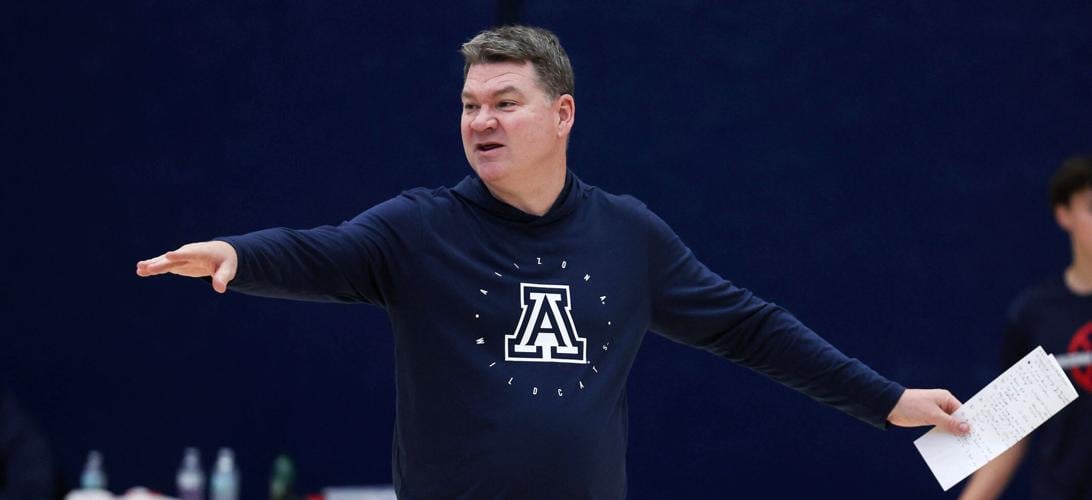 Arizona men’s basketball practice