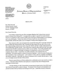 Gowan letter requesting investigation