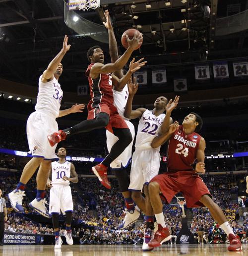 NCAA Stanford Kansas Basketball