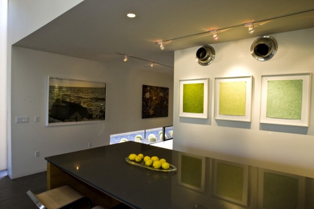 Open spaces lend a modern look    