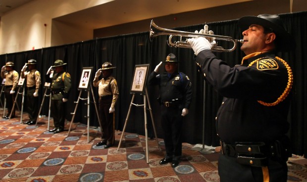 Officers who died on duty honored   