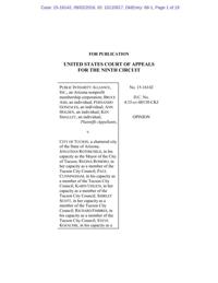 Ninth Court ruling, City of Tucson