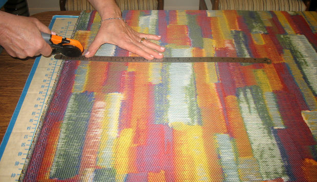 DIY dining room chair upholstery