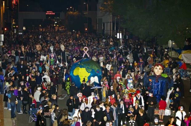 Colorful walk unites tributes, creativity   