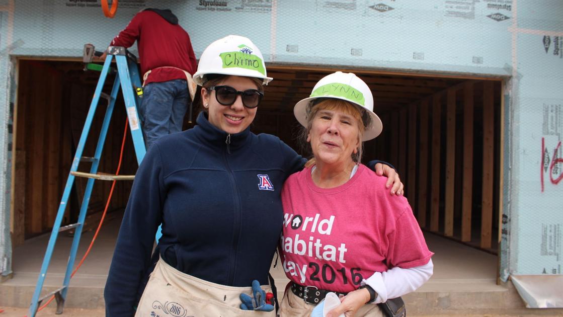 Single Mom Built This single mom built a house for her twin daughters through Habitat's ...