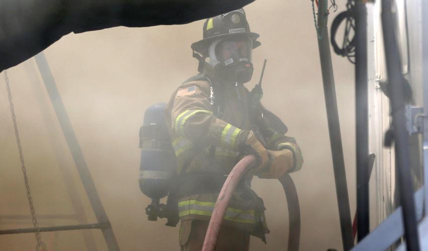 Trailer fire