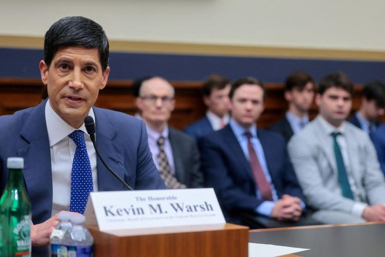 FILE PHOTO: Fed Chair Warsh testifies before House Financial Services Committee in Washington