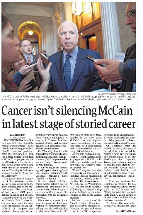 Arizona Daily Star article July 21, 2017