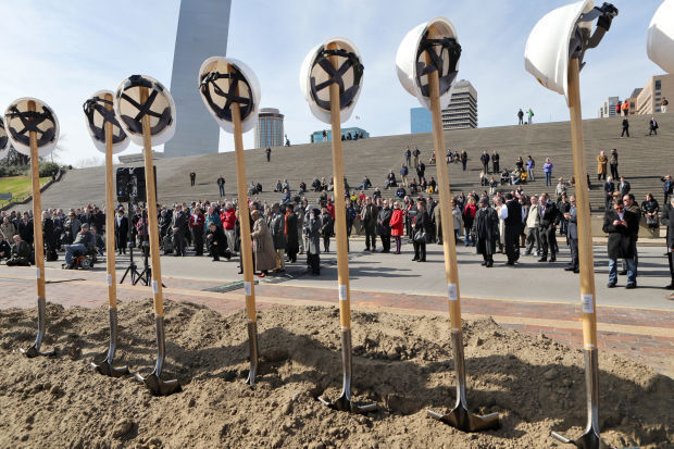 Nov. 13, 2013- Arch grounds progress