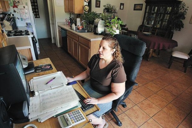 More large employers offer telecommuting  