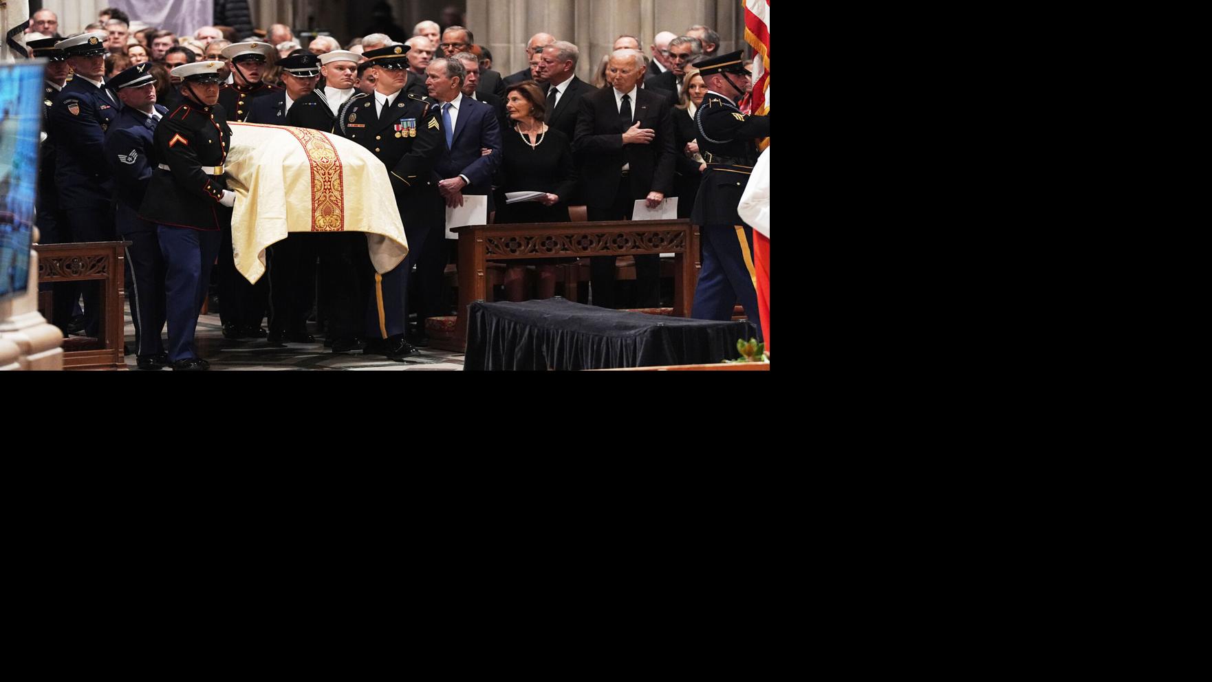 APTOPIX Cheney Funeral