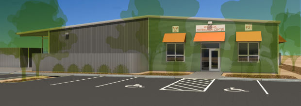 Food bank distribution center