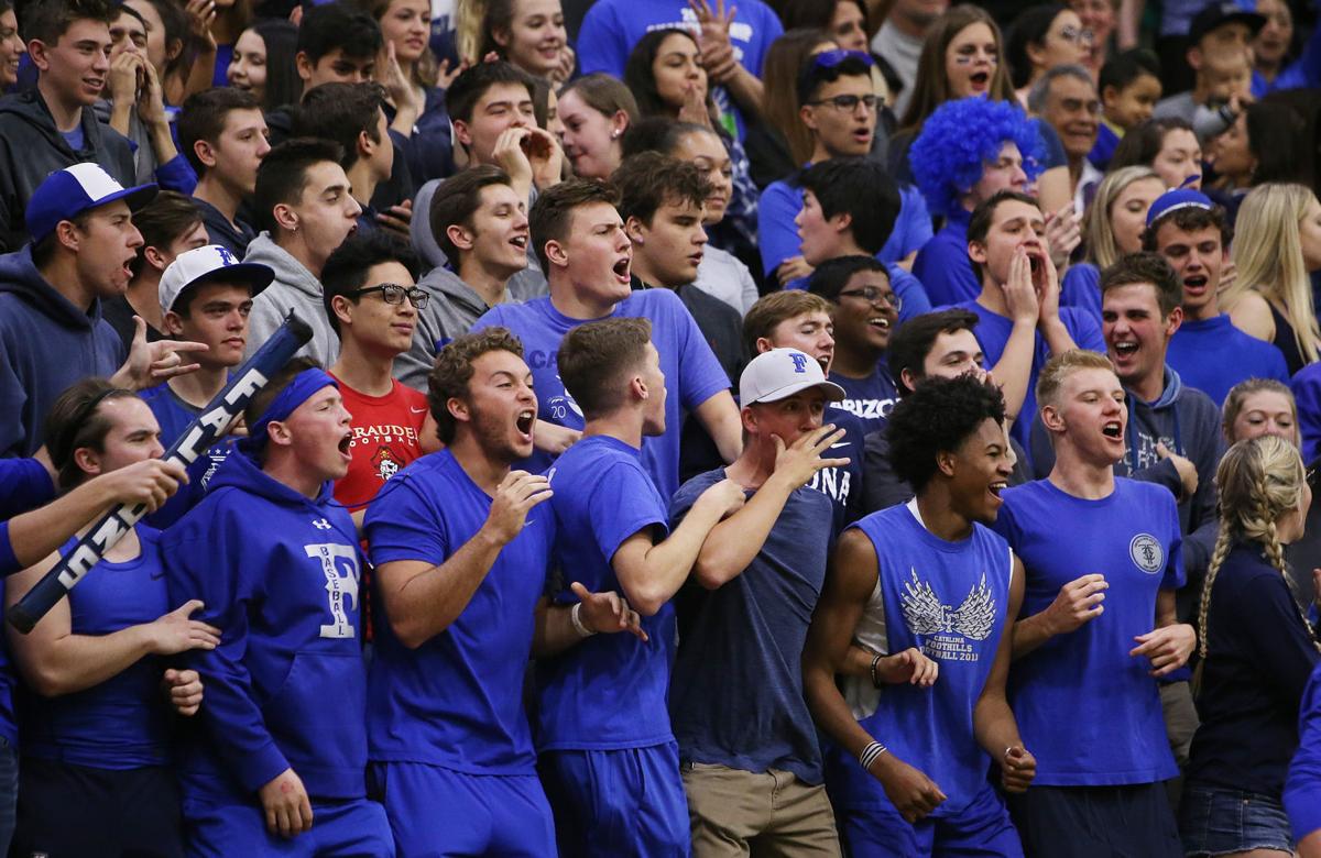 Salpointe Catholic vs. Catalina Foothills in boy's basketball 4A state semifinal