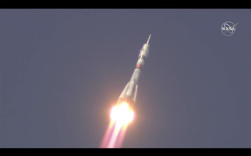Health protocols are the norm for astronauts launching to space station during pandemic