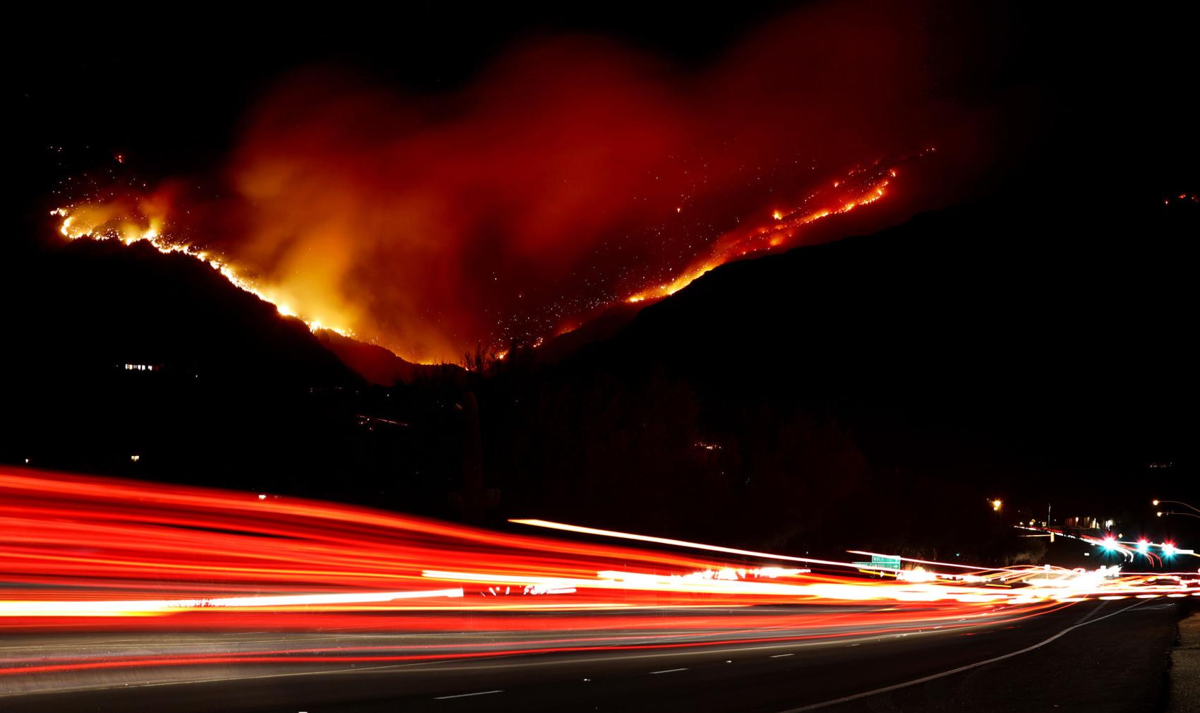 Photos: The Bighorn Fire in Coronado National Forest near Tucson