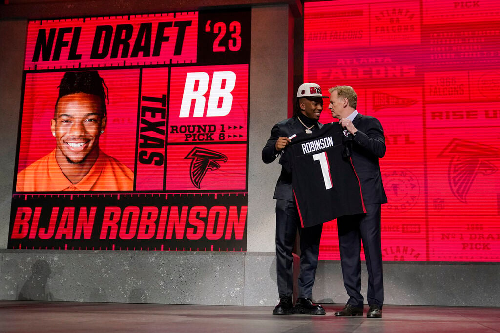 Tucson native Bijan Robinson selected by Atlanta Falcons at No. 8