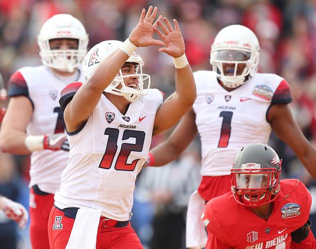 New Mexico Bowl update Wildcats hold off Lobos rally for seasonending