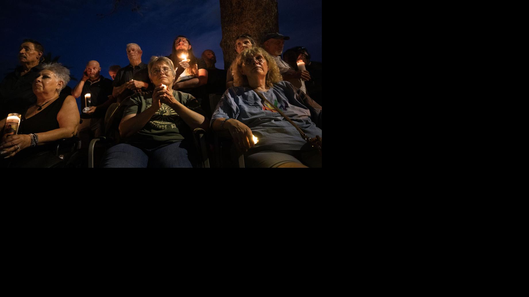 Photos: Candlelight vigil for Venture-N victims in Tucson park